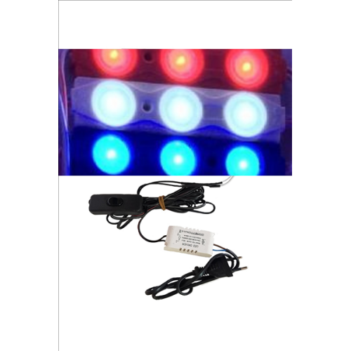 Power Led  40-60 Cm Akvaryumlara Uygun 3 Adet 3 Renk