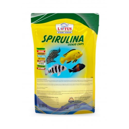 Lotus Spırulına Chıps 1 kg Balık Yemi