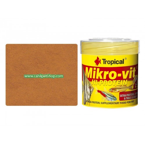 Tropical Mikro-vit Hi-Protein 50ml 32gr YAVRU BALIK YEMİ A KALİTE