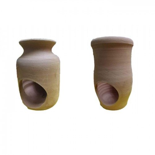 Doğal Toprak Küp 19 cm Naturel
