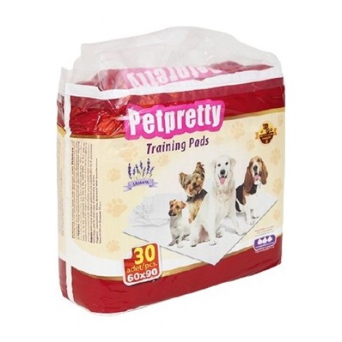 Pet Pretty Training Pads-Köpek Eğitim Çiş Pedi Lavantalı 60X90 30 Lu