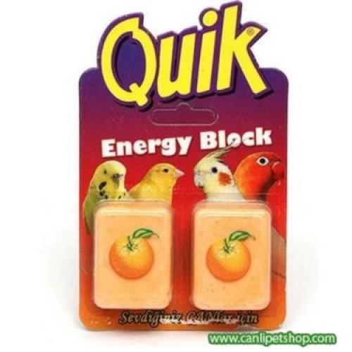 Quik Enerji Bloğu Portakallı 2'li (Gaga Taşı) 1 Adet