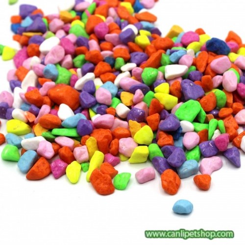 Karışık Renkli Taş 1 Kg 5-6 Mm