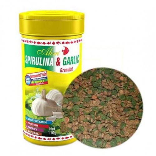 Fish Feed Sarımsaklı Granül Yem 100 Ml