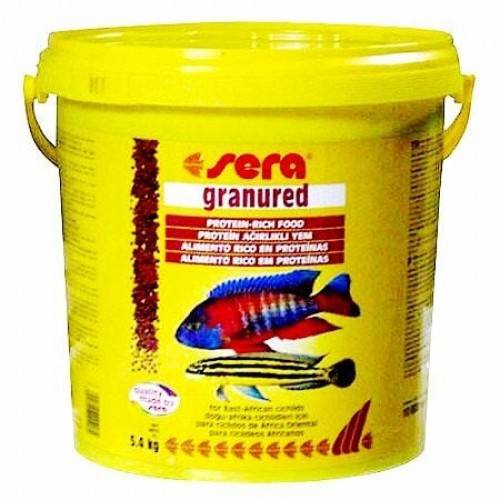Sera Granured Etçil Chiclid Balık Yemi 5,4 Kg 1 Kova