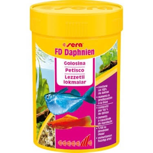 Sera Fd Daphnien Nature (Su piresi) Tüm Balılar için 100 Ml