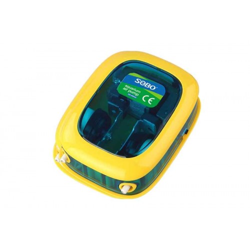 Sobo SB-9905a Sarı-Yeşil Hava Motoru İki Çıkışlı