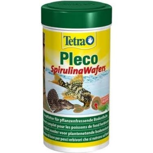 Tetra Pleco Spirulina Algae Wafers 50 Ad (Zeminde Gezen Balklar için)
