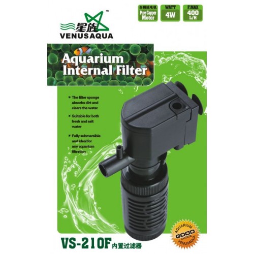 Venusaqua Vs-210F Akvaryum İç Filtre 400 L/H 4W